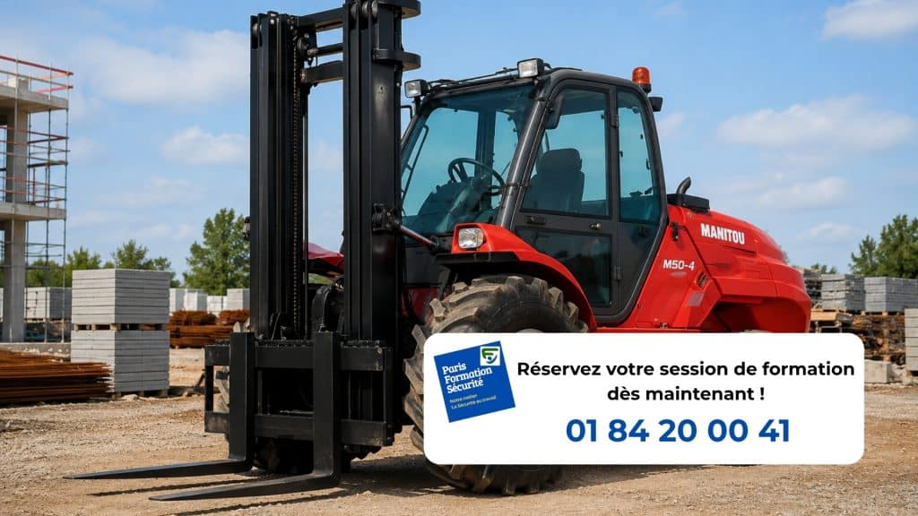Manitou R482 CACES® R482 Catégorie F : Chariots tout-terrain | Formation