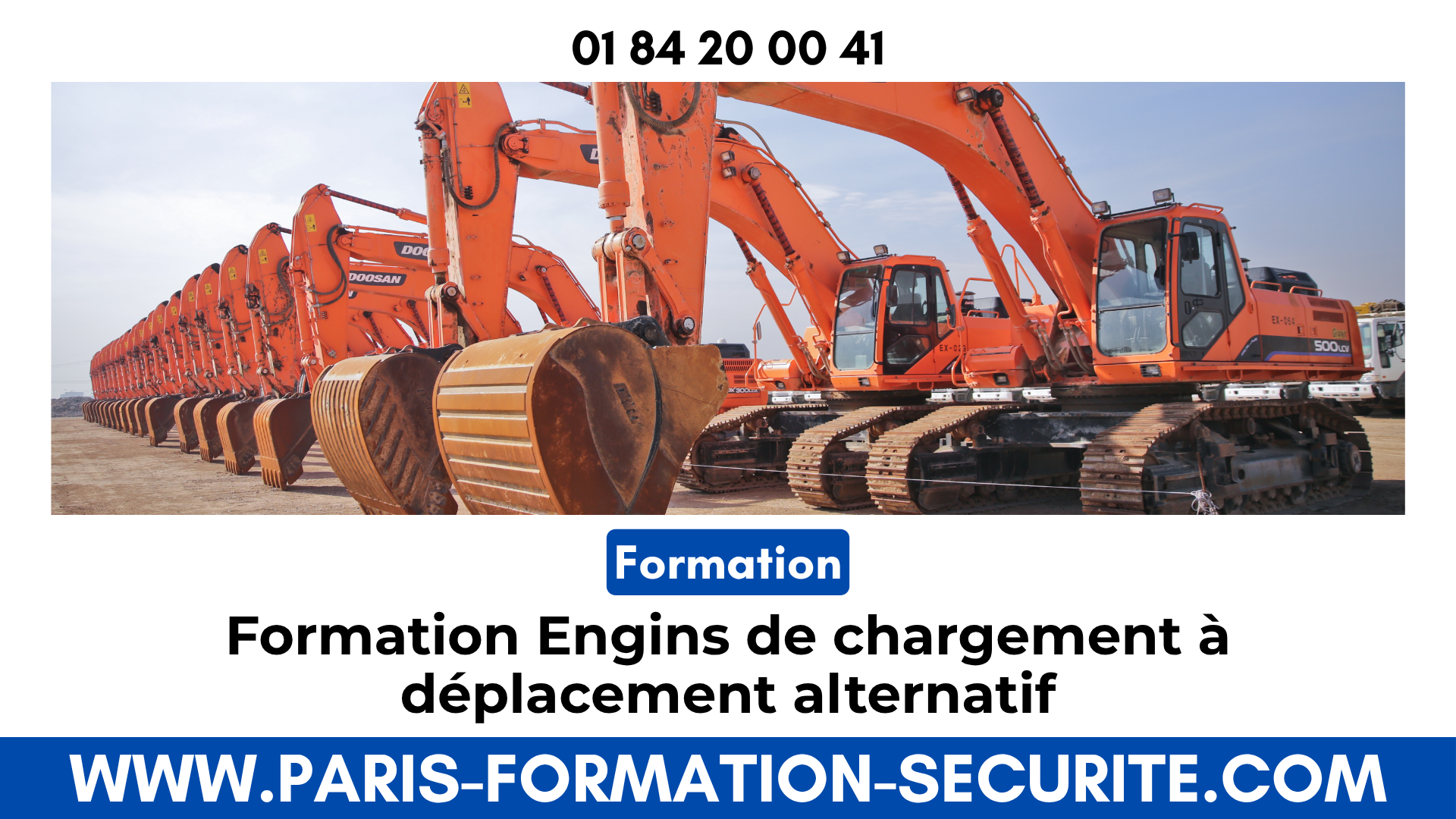 Formation Engins de chargement à déplacement alternatif